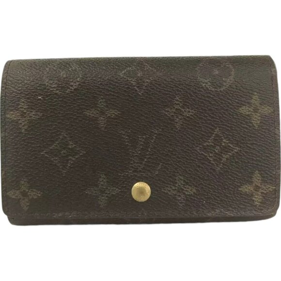 280148AW (V1) Louis Vuitton Wallet Porte Monnaie Billets Brown Monogram - Picture 1 of 10